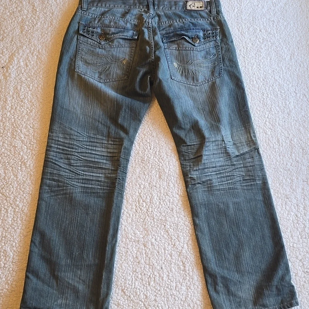 Vintage Y2K G-Net Men's Denim Distressed Straight Leg Jeans Sz.40x32